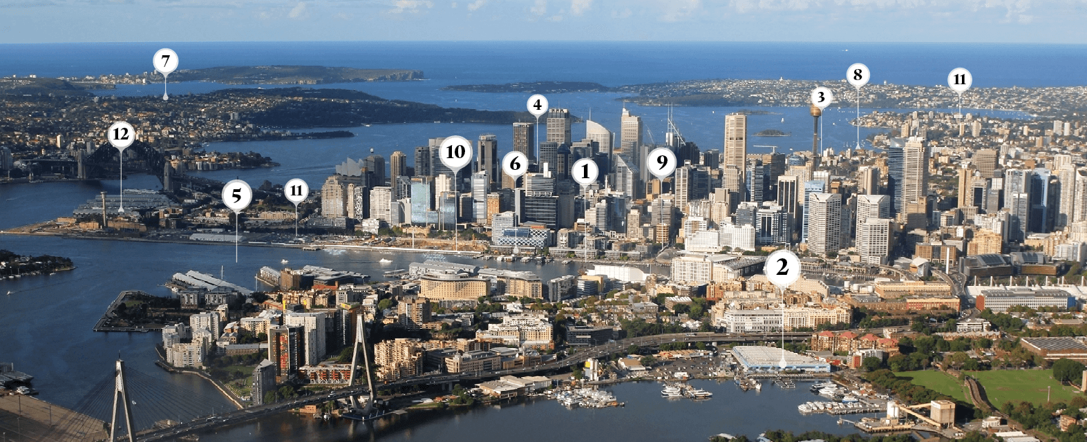 Sydney Harbour Map
